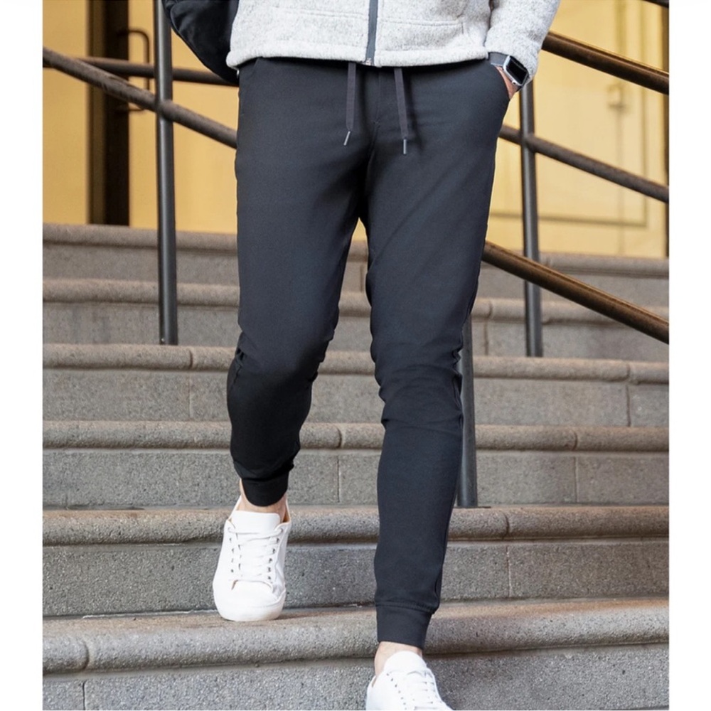 Birddogs Slim Fit Lined Joggers Black Size XL Boom for your Boomstick